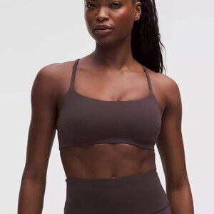 Lululemon Wunder Train Strappy Racer Bra - Size 6 Sequoia